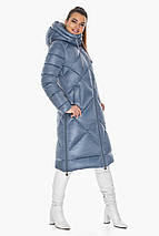 Жіноча утеплена курточка колір оливного модель 51675 40 (3XS), фото 3