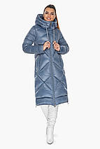 Жіноча утеплена курточка колір оливного модель 51675 42 (XXS), фото 3