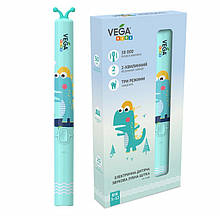 Електрична дитяча звукова зубна щітка Vega Kids VK-500B (бірюзова)