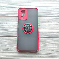 Чохол Armor Ring для Xiaomi Redmi Note 12S протиударний з кільцем Червоний