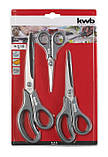 Набір ножиць 3 шт, 140/210/250 мм, KWB (021595), фото 2
