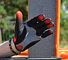 Рукавички для фітнесу MadMax MXG-101 X Gloves Black/Grey/Red M, фото 6