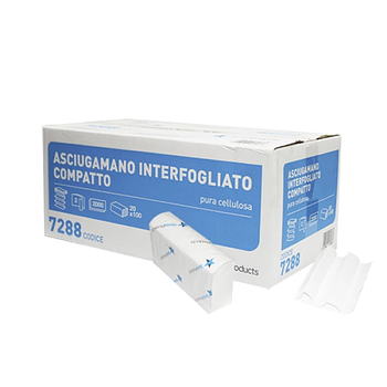 Паперові рушники вузькі Compact 100 шт./пак Z — додавання (5 складень). A99949CRT