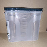 Контейнер для сипучих з клапаном и дозаторами 2150 мл, фото 6