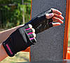 Рукавички для фітнесу MadMax MFG-251 Rainbow Pink XS, фото 8