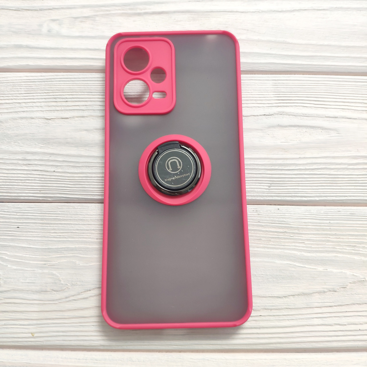 Чохол Armor Ring для Xiaomi Poco X5 5G протиударний з кільцем Червоний, фото 1