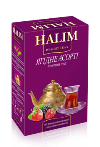 Чай чорний HALIM байховий листовий з ароматом лісових ягід 80 гр 4820198874407