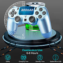 Бездротовий ігровий контролер Doubleshock 4 джойстик геймпад PS4 / Pro / Slim / PS3 FIFA 1, фото 6