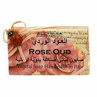 Натуральное мыло ручной работы растительное 200 гр Rose Oud Vegetable Soap Италия "Lv"