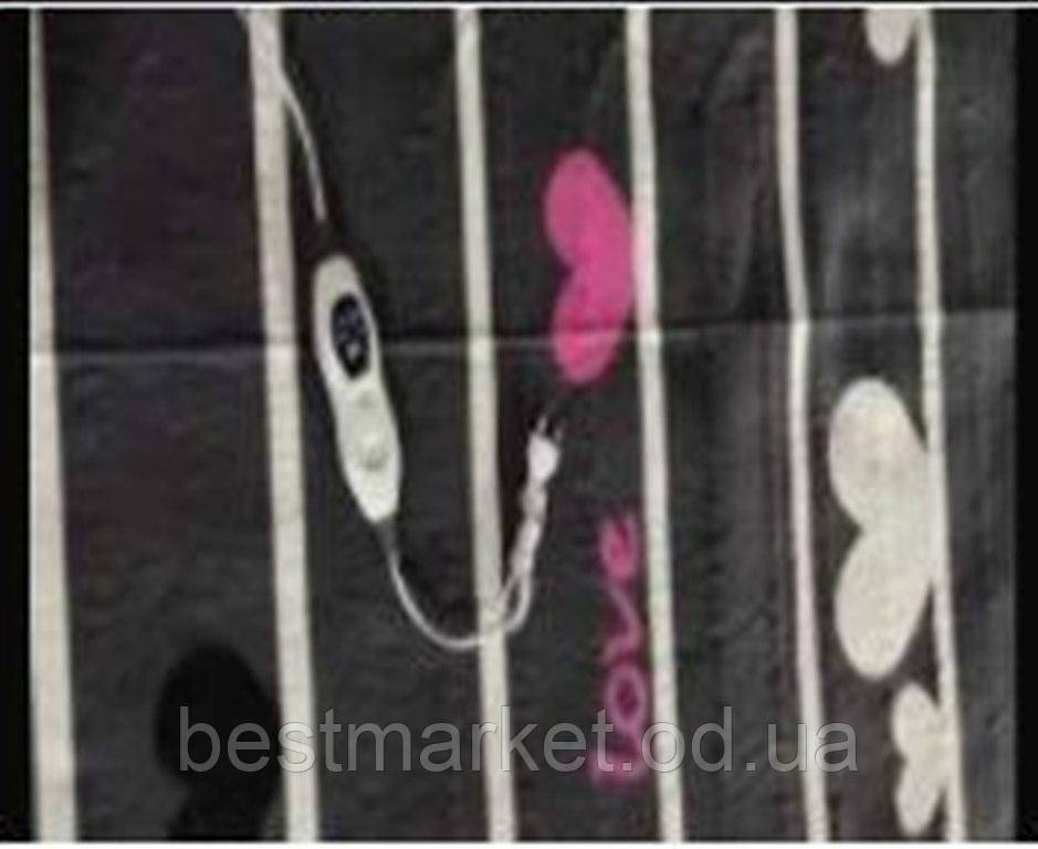 Електропростирадло Electric Blanket 150 х 180 см із Сердечками