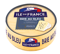 Сир голубий "Іль де Франс брі з синьою пліснявою" 125г/12шт ЗВЕНИГОРА