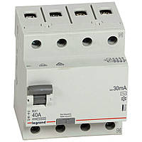 Дифлреле ВДТ (УЗО) 4П 40А 30 мА -AC Legrand RX3 402063