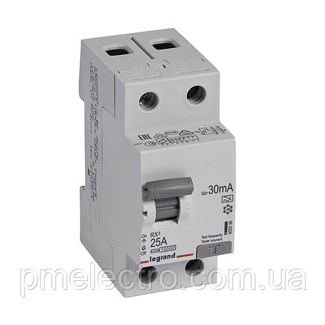 Дифлреле ВДТ (УЗО) 2П 25А 30 мА — A Legrand RX3 402036, фото 1