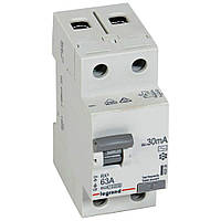 Дифлреле ВДТ (УЗО) 2П 63А 30 мА -AC Legrand RX3 402026