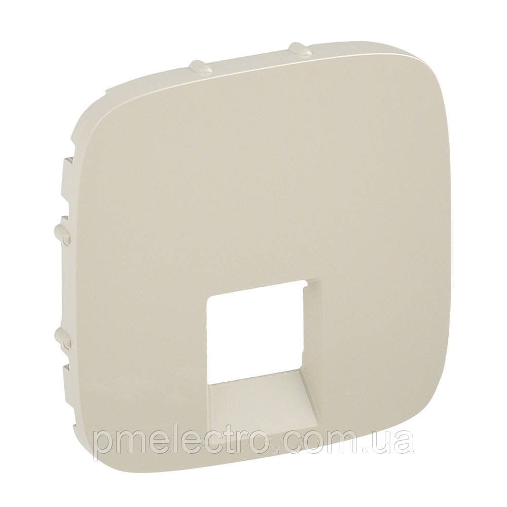 Лицьова панель для розетки RJ11 або RJ45 Legrand Valena Allure Слонова кістка (755416)