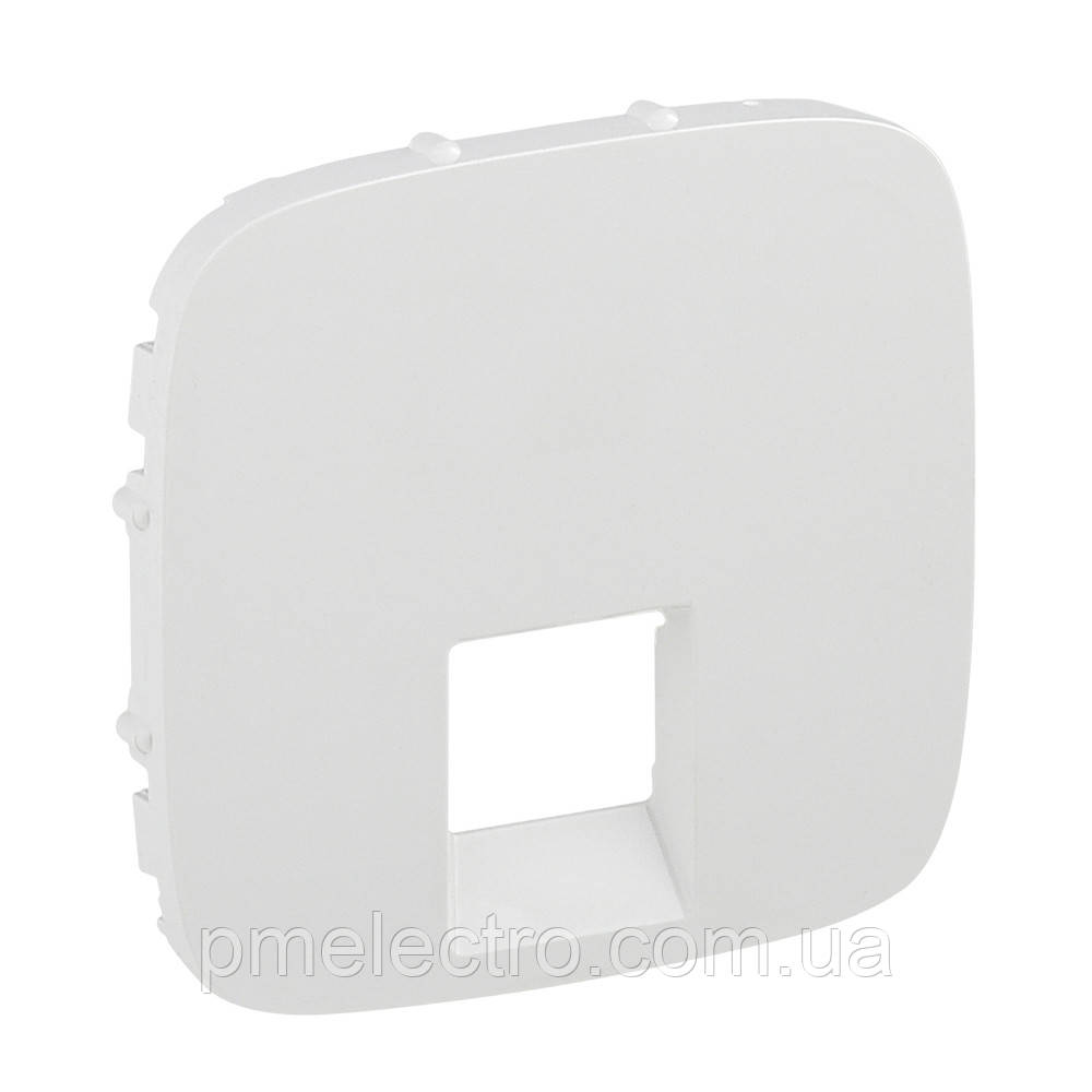Лицьова панель для розетки RJ11 або RJ45 Legrand Valena Allure Білий (755415)