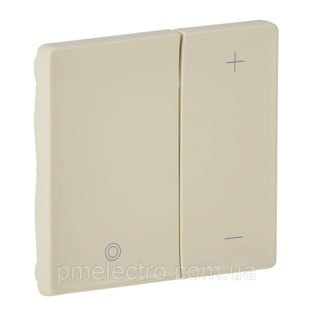 Лицьова панель світлорегулятора клавішного, Слонова кістка, Legrand Valena Life, 754891