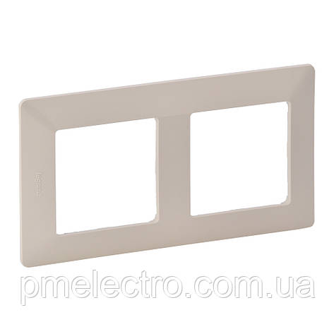 Рамка 2 пости Legrand Valena Life Слонова кістка (754042), фото 1