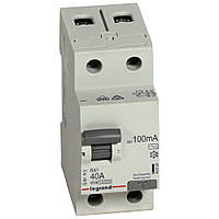 Дифлреле ВДТ (УЗО) 2П 40А 100 мА -AC Legrand RX3 402029