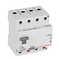 Дифлреле ВДТ (УЗО) 4П 63А 100 мА -AC Legrand RX3 402068