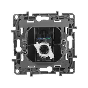 Розетка компютерна RJ45 Категорії 5е UTP Legrand Etika Антрацит (672641), фото 4