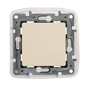 Прохідний вимикач IP44 10AX 250B Legrand Etika Слонова кістка (672300), фото 3