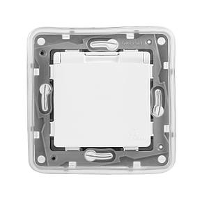 Розетка із заземленням 2К+З IP44 16А 250В Legrand Etika Білий (672232), фото 1