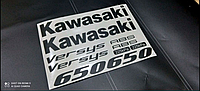 Наклейки на мотоцикл бак пластик Kawasaki versys кавасаки версус