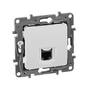 Розетка компютерна RJ45 Категорії 5е UTP Legrand Etika Білий (672241), фото 1