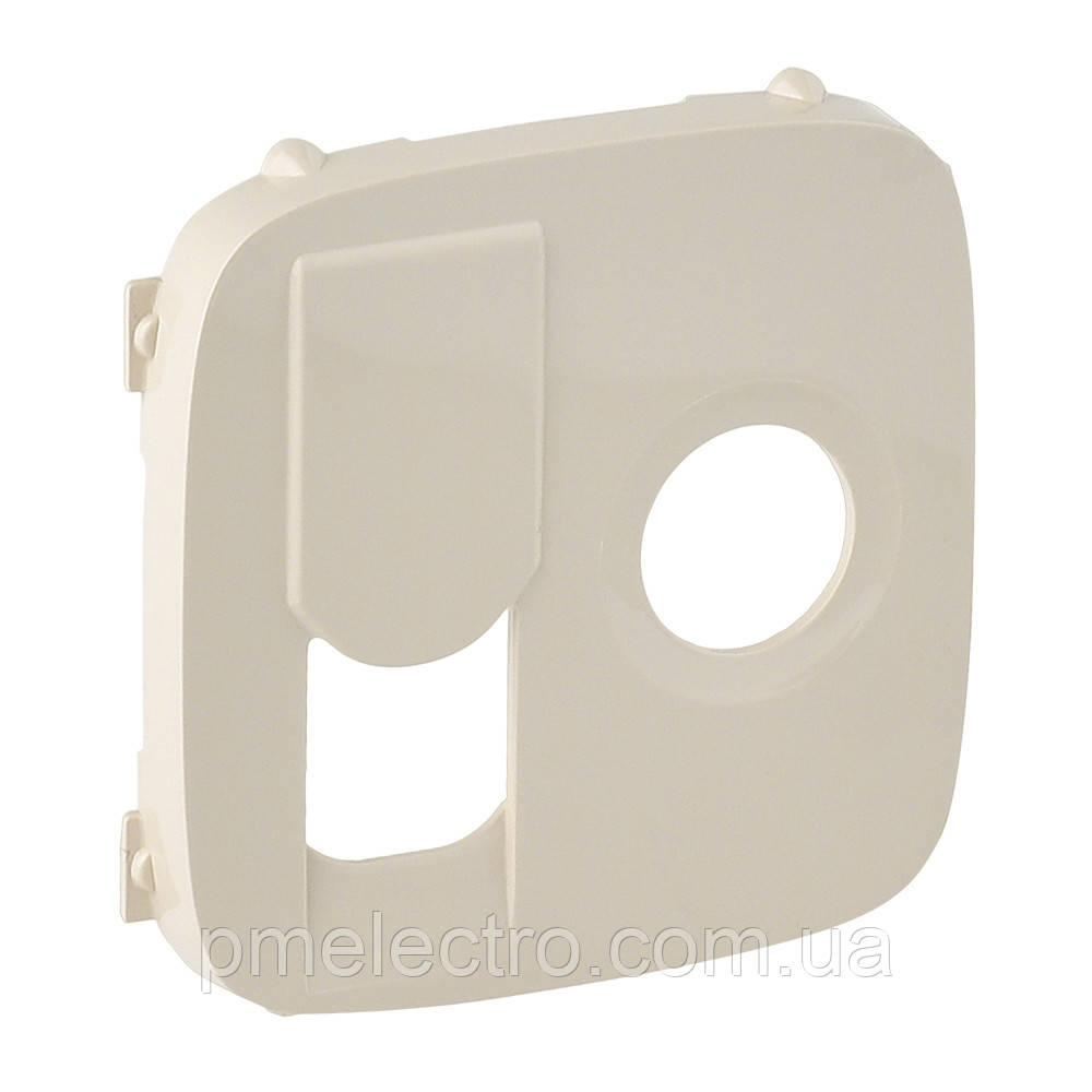 Лицьова панель розетки TV і RJ45 Legrand Valena Allure Слонова кістка (754836)