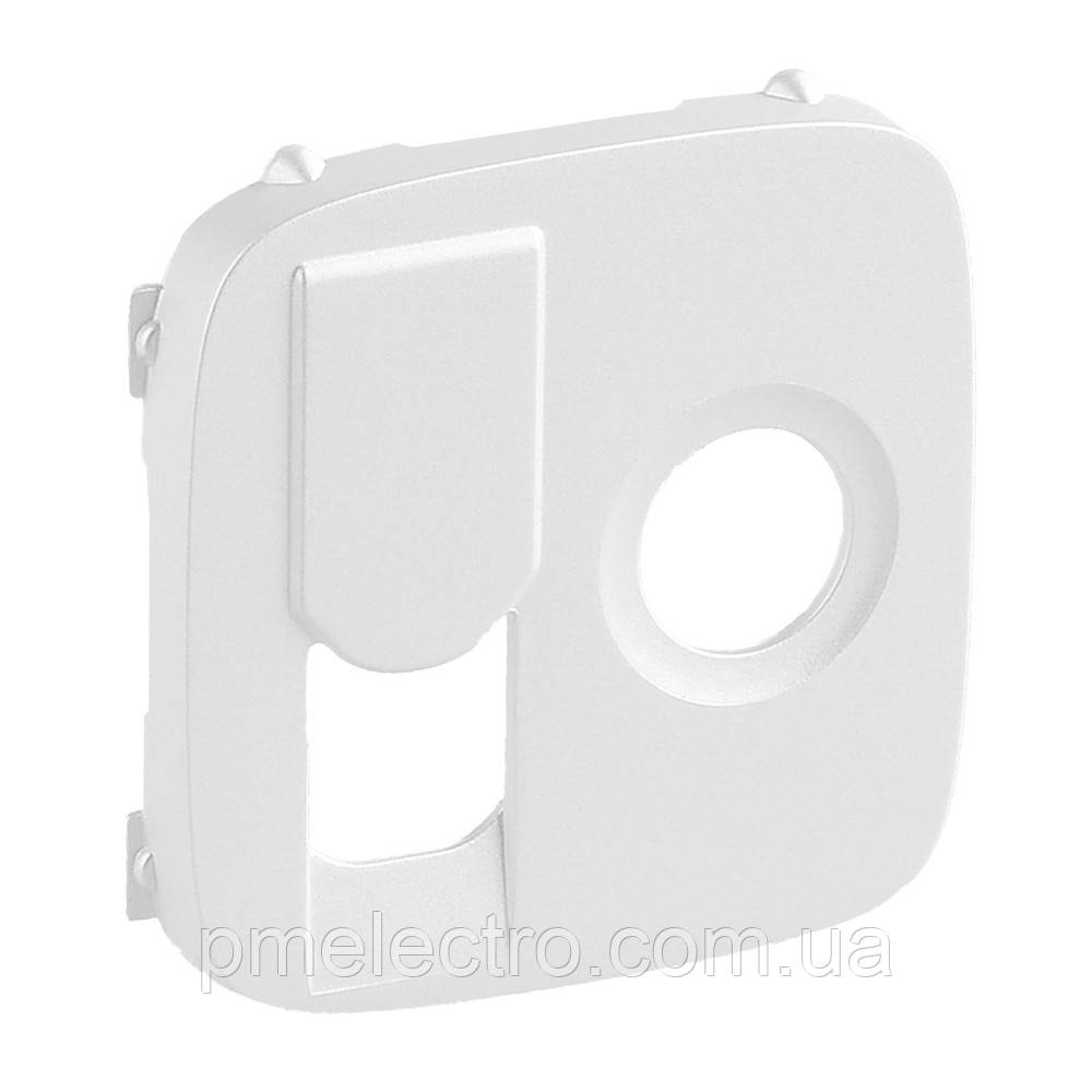 Лицьова панель розетки TV і RJ45 Legrand Valena Allure Перламутр (754839)