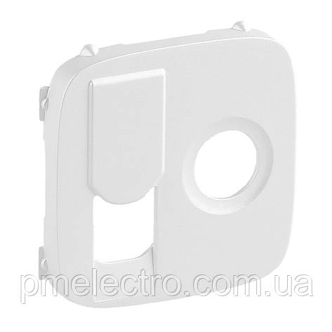 Лицьова панель розетки TV і RJ45 Legrand Valena Allure Перламутр (754839), фото 1