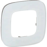 Рамка 1 пост, Біле скло, Legrand Valena Allure, 755541