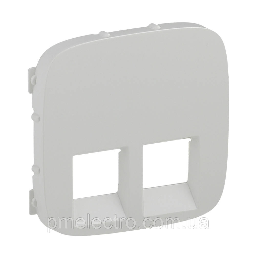 Лицьова панель для розетки RJ11 і RJ45 Legrand Valena Allure Білий (755425)