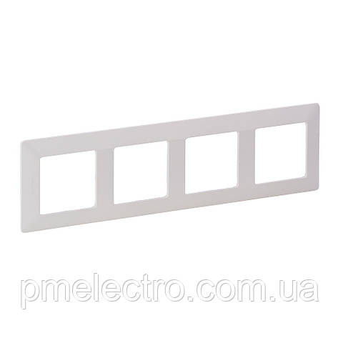 Рамка 4 пости Legrand Valena Life Білий (754004), фото 1