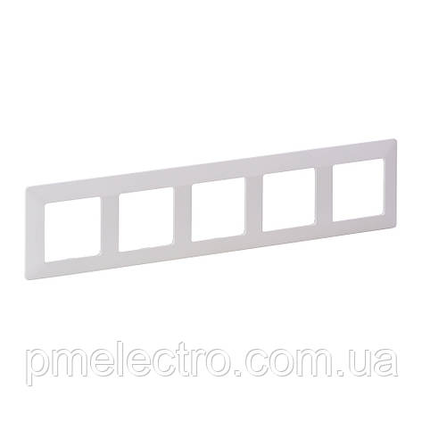 Рамка 5 постів Legrand Valena Life Білий (754005), фото 1