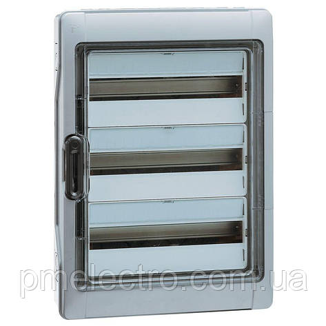 Розподільний щиток 90 А, IP 65, IK 09, 3 ряд, 12 модулів, Legrand Plexo3 601983, фото 1