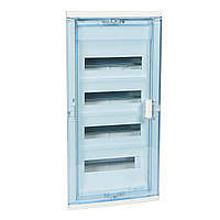 Шафа вбудована 4 рейки, 12+8 модуля, Блакитний, Legrand Nedbox 001424