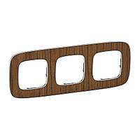 Рамка 3 пости Legrand Valena Allure Горіх (754463)