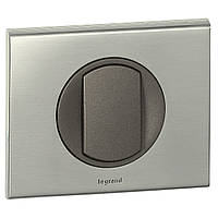 Лицьова панель вимикача Legrand Céliane одноклавішний Графіт (064900)