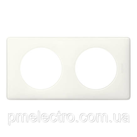 Рамка на 2 поста Білий, Legrand Céliane 066632, фото 1