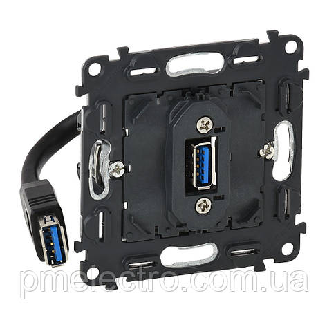 Розетка для передавання даних USB 3.0 Legrand Valena In'matic (753082), фото 1