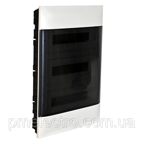 Вбудований розподільний щиток E+N, 63 А, 3 ряд. 54 мод, Димчастий Legrand Practibox3 S 137158, фото 1