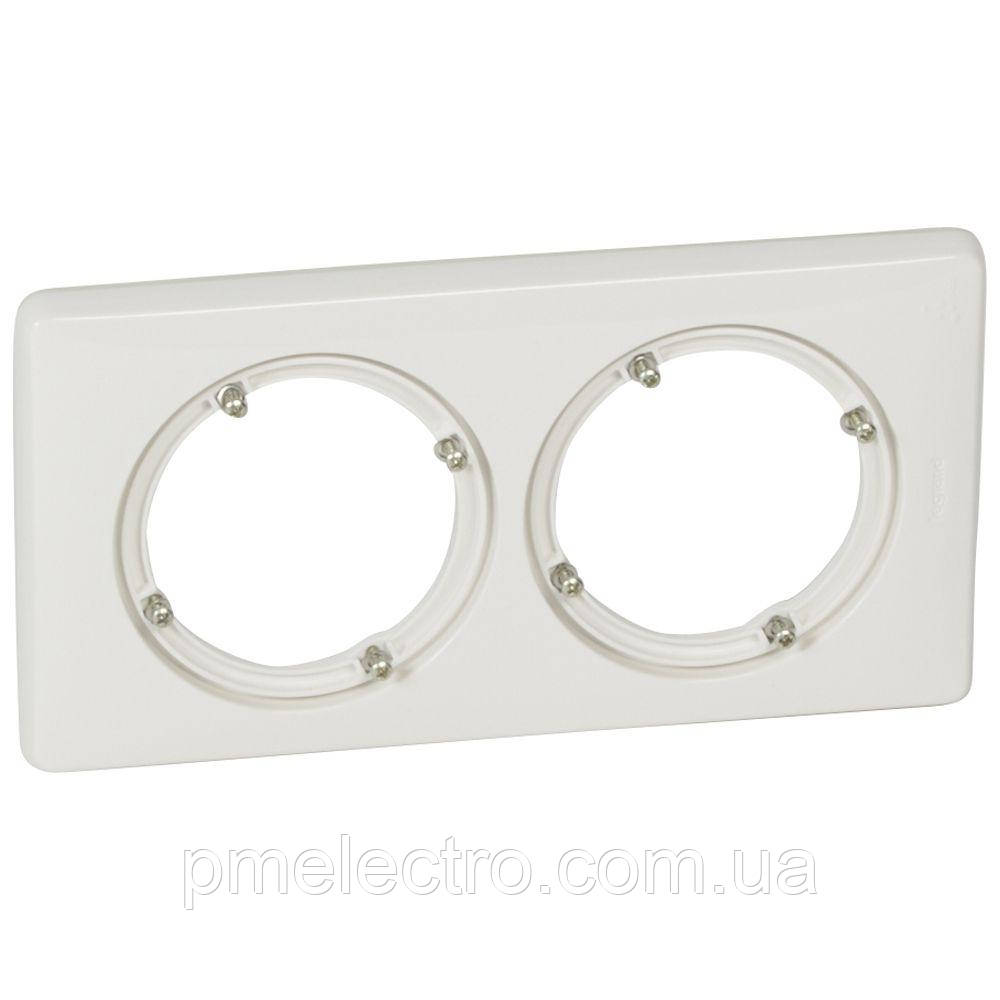 Рамка на 2 поста IP 44, Білий, Legrand Céliane 069072