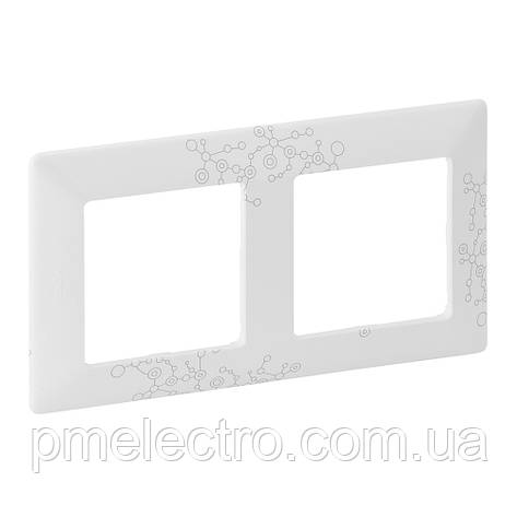 Рамка 2 пости Legrand Valena Life Ел Грей (754122), фото 1