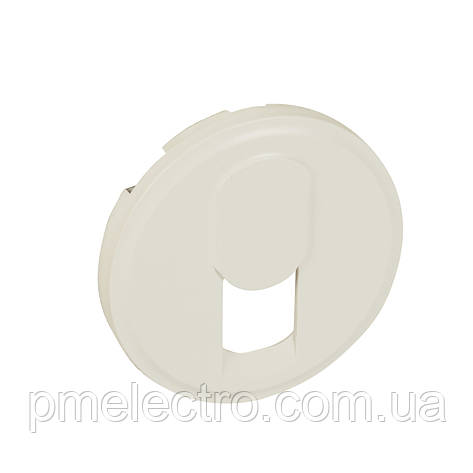 Лицьова панель розетки телефонної, Слонова кістка, Legrand Céliane 066230, фото 1