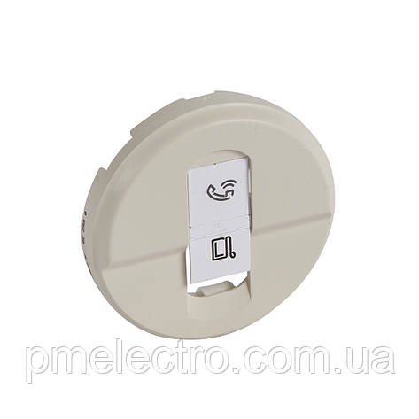 Лицьова панель комп'ютерної розетки, Слонова кістка, Legrand Céliane 066235, фото 1