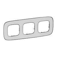 Рамка 3 пости Legrand Valena Allure Дзеркало (754423)