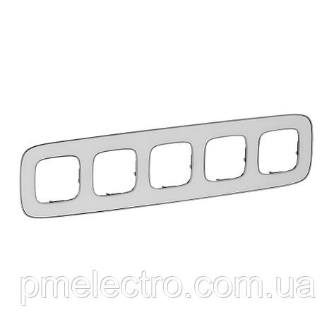 Рамка 5 поста Legrand Valena Allure Дзеркало (754425), фото 1