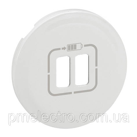 Лицьова панель подвійної USB-розетки Legrand Céliane Білий (068256), фото 1